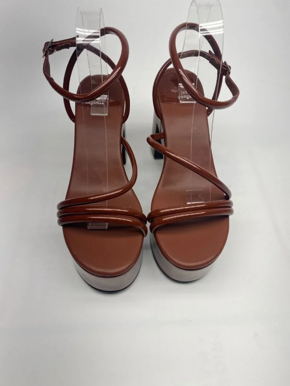 Jeffrey Campbell Women's Mamba Platform Block Heel Sandals Sz 9